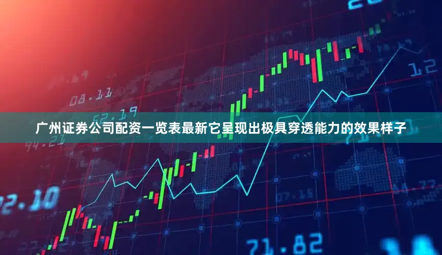 广州证券公司配资一览表最新它呈现出极具穿透能力的效果样子